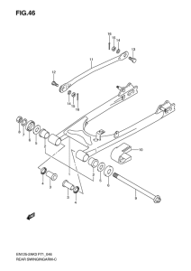 EN125 Маятник задний