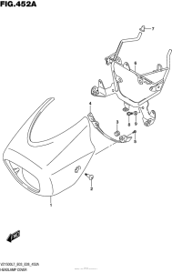 VZ1500 Headlamp Cover