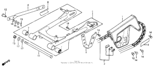 XL80S Swingarm + chain case