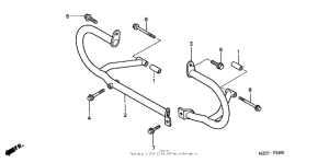 GL1500CD Зажита двигателя