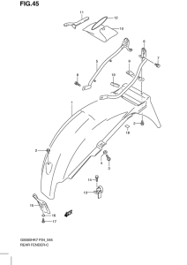 GS500 Заднее крыло