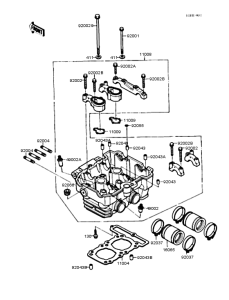 EX250 Головка цилиндров