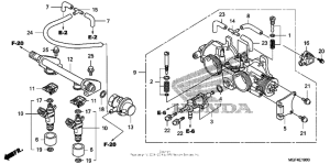 FSC600 (ABS) Корпус Дросселя