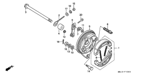 C50 Задний тормоз