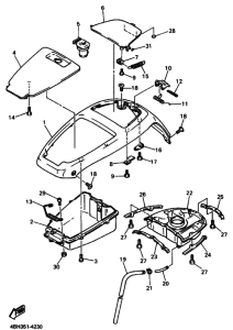 GTS1000A GTS1000AF Casing rear