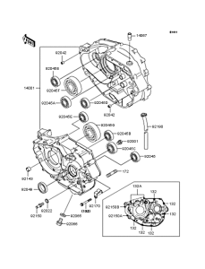  Картер двигателя