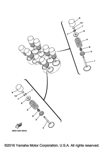 XT1200ZE Клапана