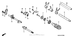 VT1100C Вилка переключения передач