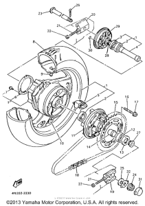GTS1000AEC Переднее колесо