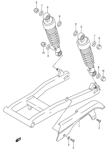 VL125 Кожух цепной передачи
