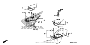NT700V (ABS) Fairing pocket