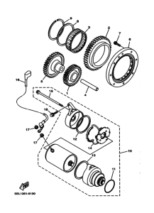 XVS1100 Стартер
