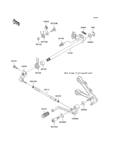 ZX600 Переключатель передач