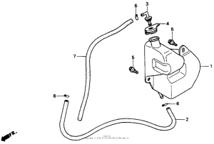 ST1100 (ABS/ TCS) Reserve tank 1100a