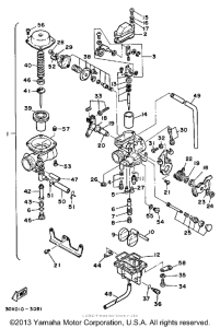 XT250LC Карбюратор