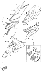 YQ50 Боковые обтекатели