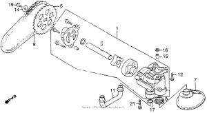 CB550 Масляный насос