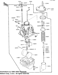 KE100 Carburetor assy