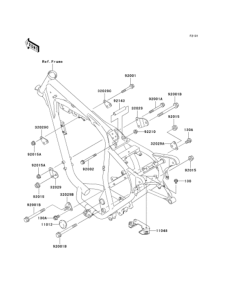 BJ250 Рама ,крепежные детали