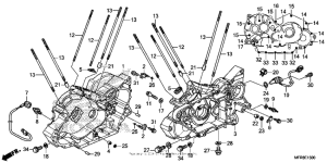 VT1300CT Картер двигателя