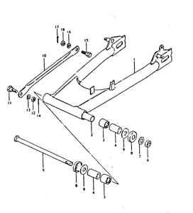 GS250 Маятник задний