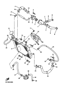 YZF-R1 Радиатор и шланг