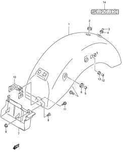 VL125 Заднее крыло