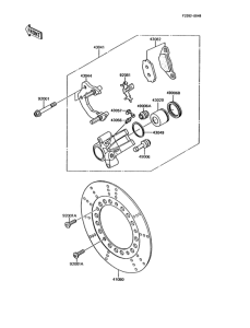AR125 Передние тормоза