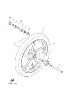 YBR125ED Transom + tube