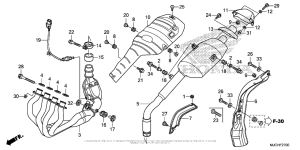 CBR600RR (ABS) Глушитель
