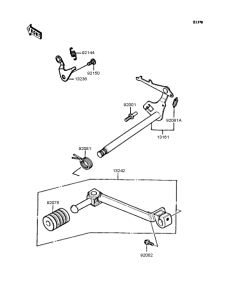 KMX50 Механизм переключения передач