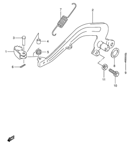 RM80 Передний суппорт