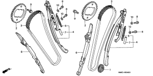 VT1100C2 Цепь грм / натяжное устройство