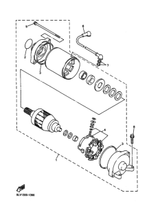 FZS1000 Стартерный мотор