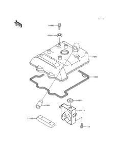 Крышка головки цилиндров