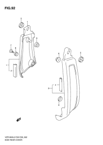 VZR1800 Side rear cover