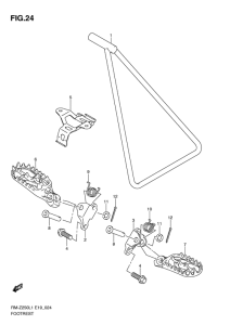 RM-Z250 Подножки