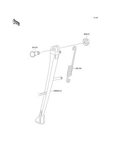 ZR1200 Подножка