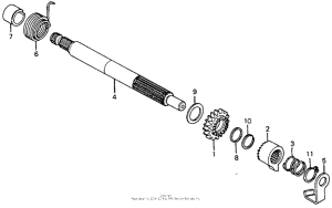 CM185 Кик стартер