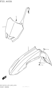 RM-Z450 Переднее крыло