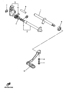 TT600E Вал переключения