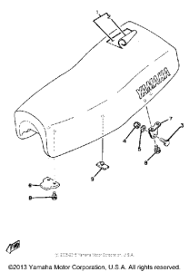 YZ250F Сиденье