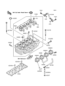 ZR250 Головка цилиндров