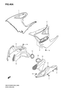 GSX-R1000 Side cowling