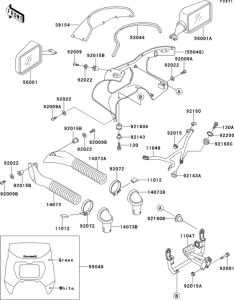 ZX400 Обтекатели