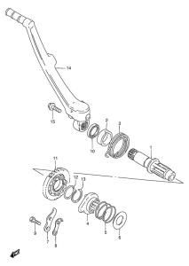 RMX250 Ножной стартер