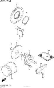 VL1500B Масляный насос