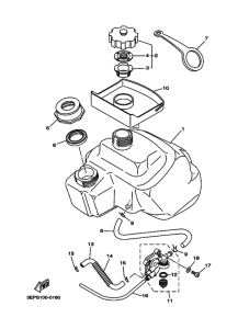 SH50 SH50N Tank fuel