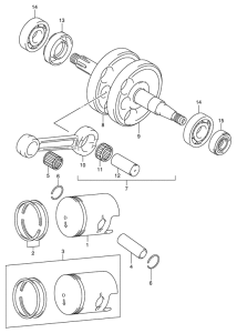 JR50 Вал коленчатый