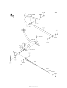 EJ800 Педаль тормоза